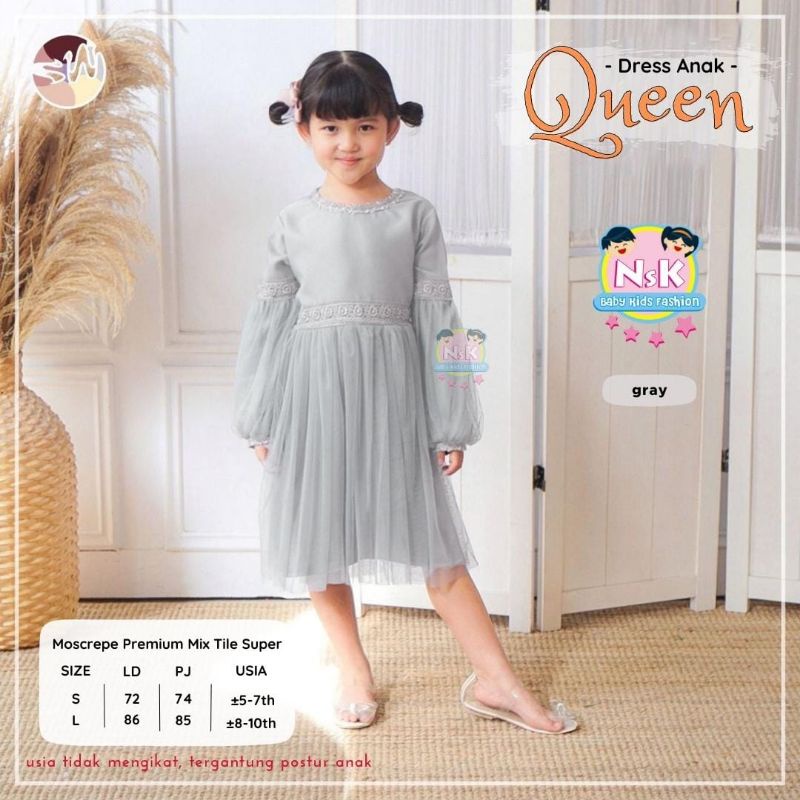 Queen dress kids