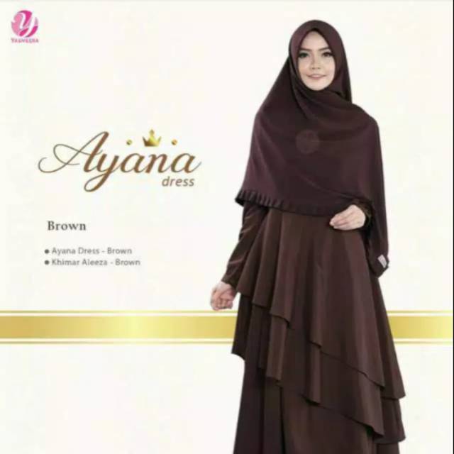 Preloved ayana yasmeera gamis saja