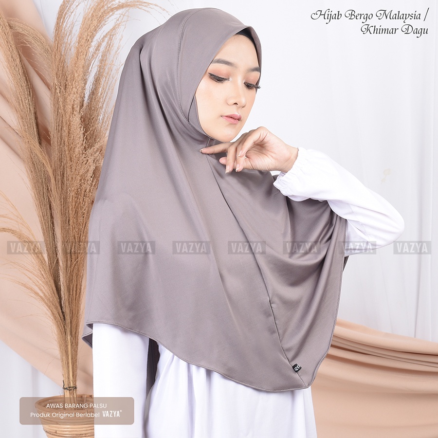 Hijab Bergo Malaysia / Khimar Dagu / Hijab Dagu Malay / Kerudung / Pashmina Malaysia / Malaysia Hija