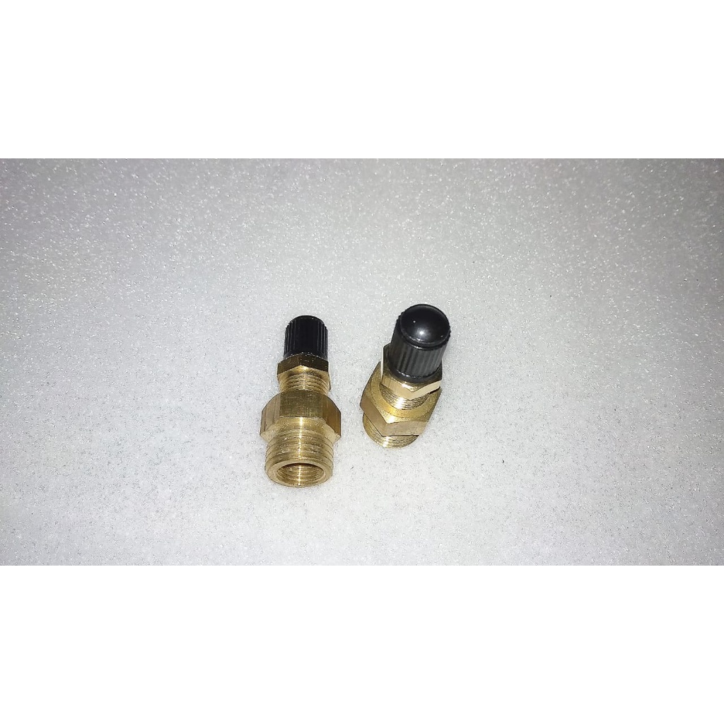 NEPEL KUNINGAN NPT 1 PER 4 PENTIL KOMPRESSOR POMPA TEKANAN ORI