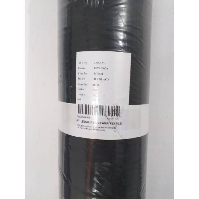 Kain jetblack bonanza lebar 1.5