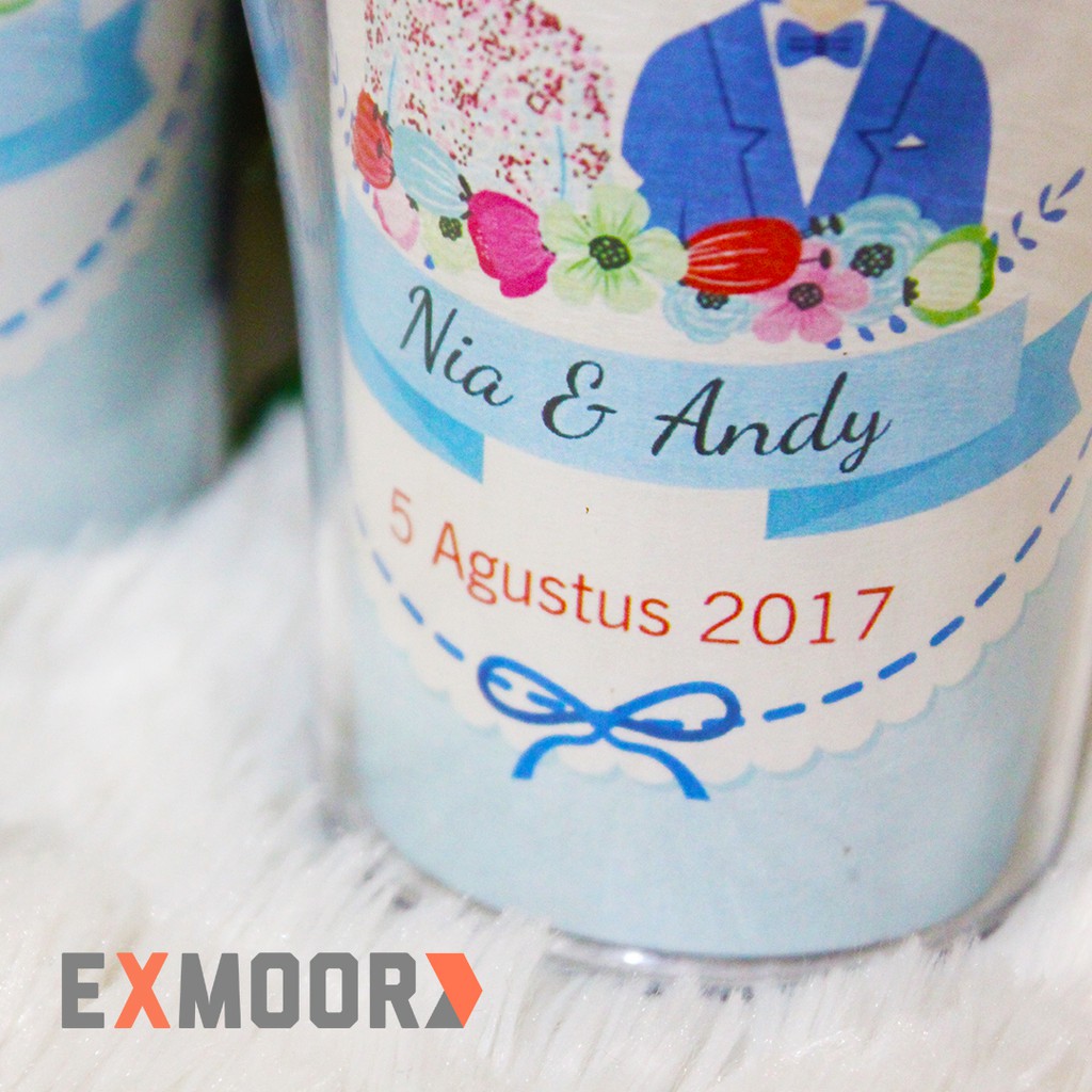 Tumbler Couple Pengantin Hijab Kado Pernikahan