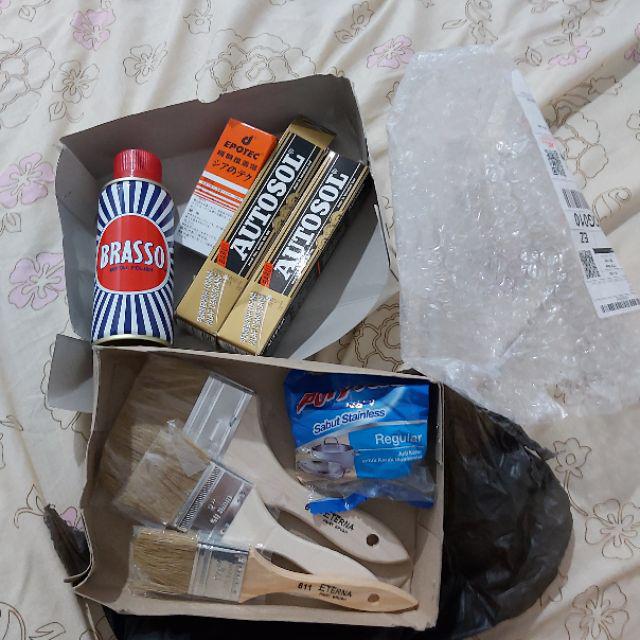 Kuas Cat Tembok Besi Kayu Eterna 4 Inch