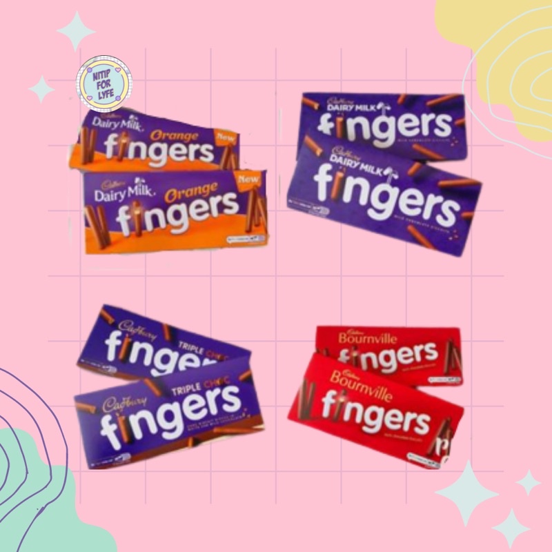 

CADBURY Fingers Milk Chocolate Biscuits