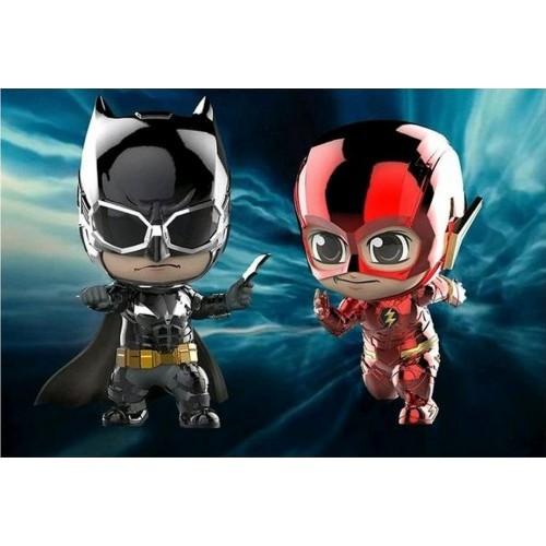 Cosbaby Justice League: Batman &amp; The Flash (Metallic Color Version)