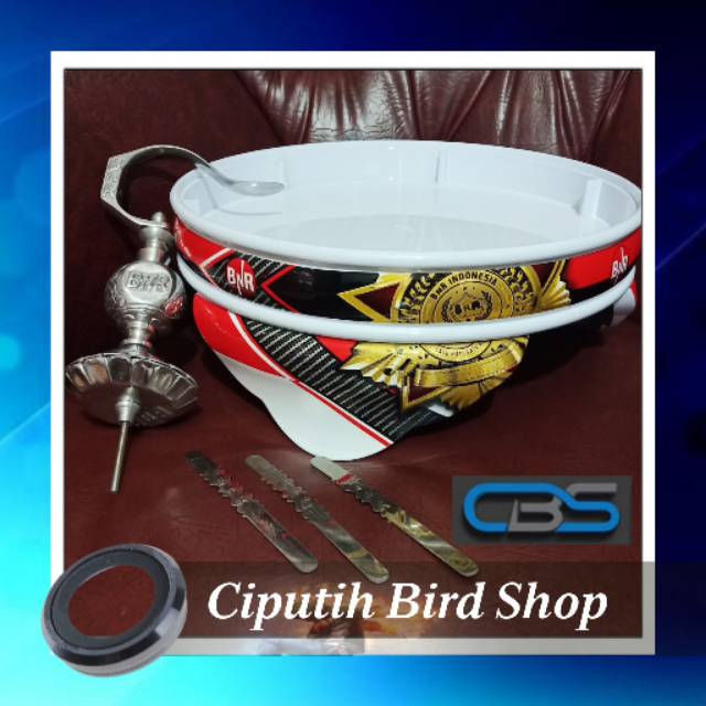 Tebok lovebird bnr merah putih