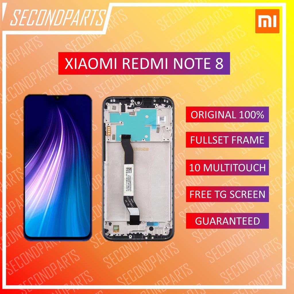 LCD FULLSET FRAME XIAOMI REDMI NOTE 8 ORIGINAL COPOTAN