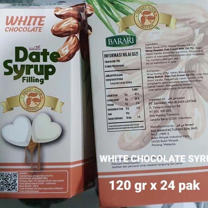 

CHOCOLATE WHITE CHOCO 120GR X 24PAK DC51C1215