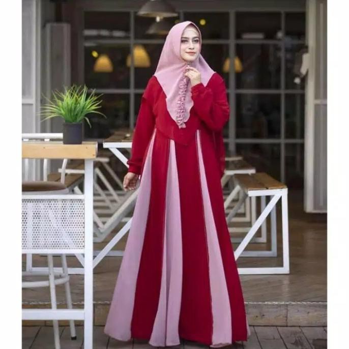 Gamis Muslim Terbaru / Baju Wanita Butik Fernan_Store1