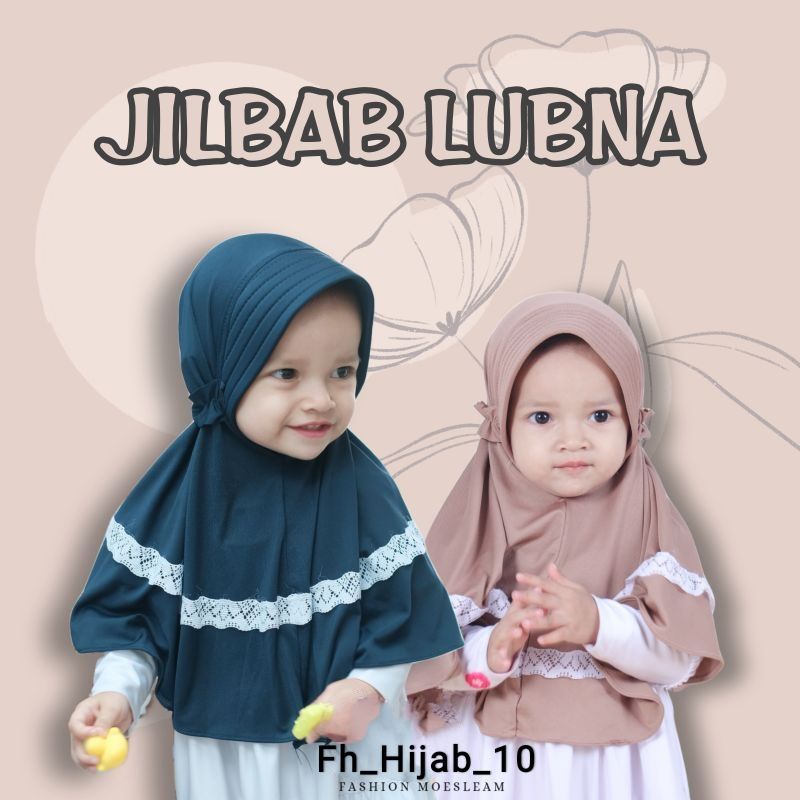 (TERLARIS) Jilbab Lubna anak bayi Usia 0 - 3 tahun | Hijab tk baby perempuan newborn lucu 6 sampai 1 thn | kerudung sekolah lembut sd  terbaru 2 – 12 bln premium