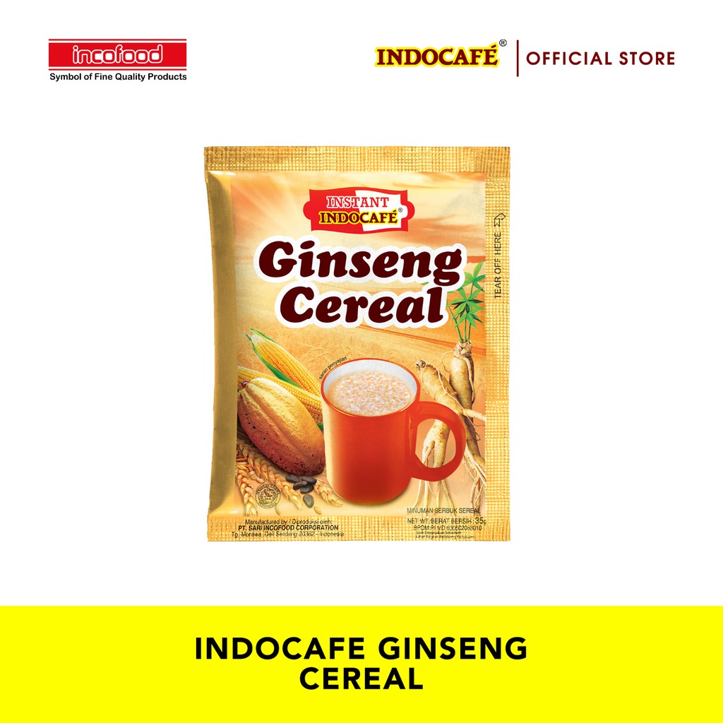 Indocafe Ginseng Cereal (5 sachet)