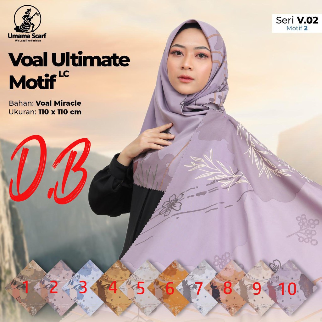 Hijab Jilbab Segiempat Voal Motif Ultimate By Umama Scraft-07