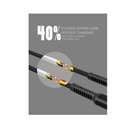 Cable Usb-A to type-c secret-G sync-charge 2m 5A fast charging Ls64-5a - kabel data hp android ipad