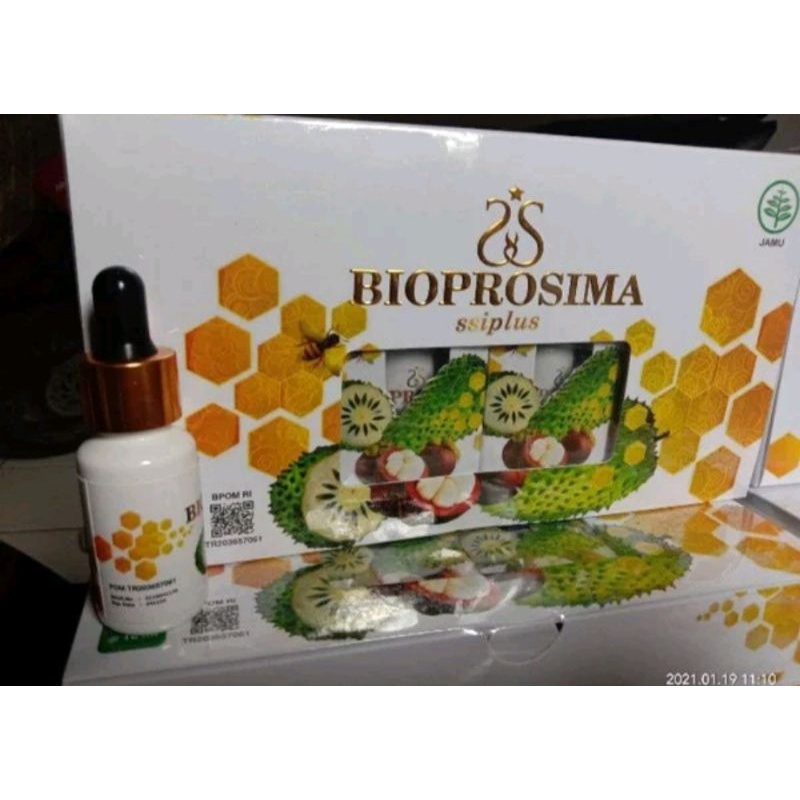 Propolis original ssiplus Bioprosima 1box isi 4 botol