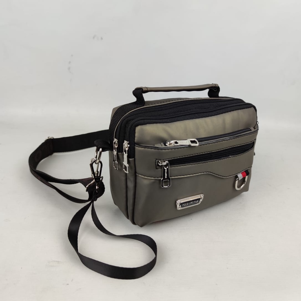 POLO AMSTAR Tas Selempang Pria Wanita Waterproof Multi Fungsi Handbag Tas Tangan Anti Air
