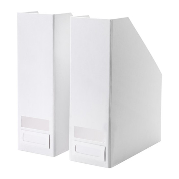 

IKEA TJENA File majalah set isi 2, Putih