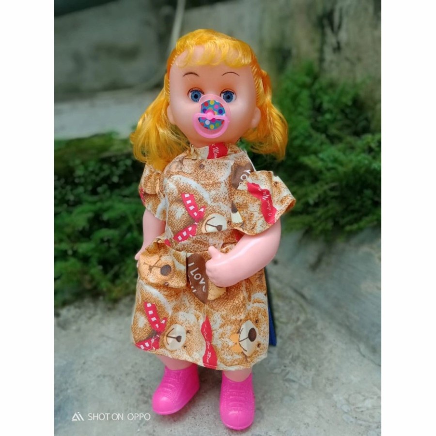 MOMBABY1 Kado Mainan Anak Perempuan Boneka susan bisa nangis