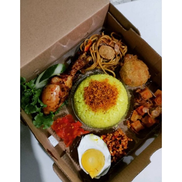 

Nasi Box Komplit Min 10 box