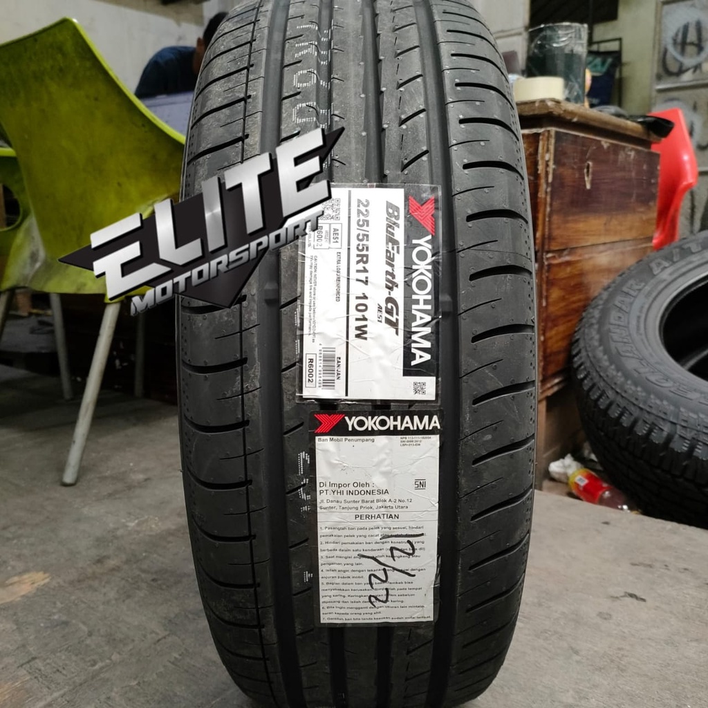Ban Mobil HRV Juke Innova Ukuran 225 55 R17 Ban mobil Merk YOKOHAmA BLUEARTH
