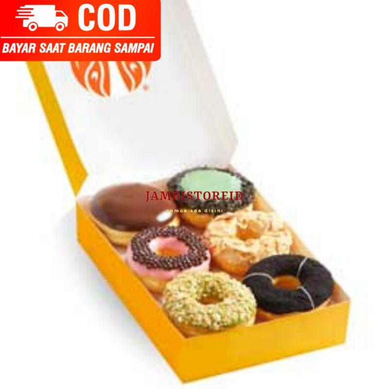 

(JAMBISTOREID) J.Co Donuts Original Donat Bisa COD Oleh-Oleh Makanan Cemilan Dikirim dari Jambi