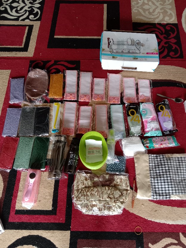 He 260 Fashion Premium Tas Belanja Lipat Motif Reusable Ramah Lingkungan Baggu Bag Bagcu Motif