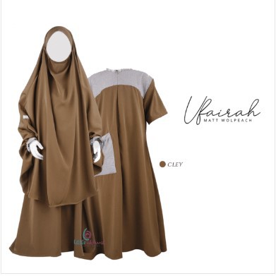 TERBARU 2020, Baju Gamis Anak Perempuan Ufairah Set Jubah Akhwat Kids Collection Solo Umur 6 Tahun