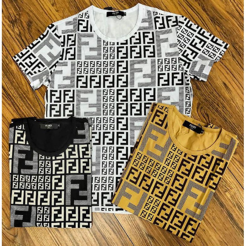 

TSHURT FENDII X YELLOW X BLACK X WHITE X NEW X