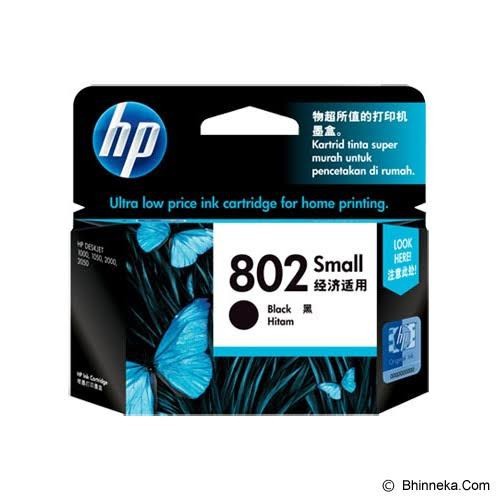 Tinta printer hp 802 black original