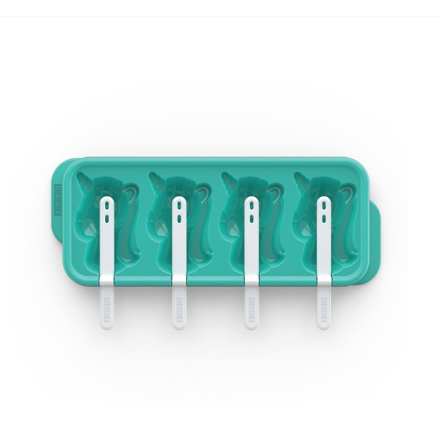 Zoku Unicorn &amp; Flamingo Ice Pop Mold - Cetakan Es Krim Karakter Ice Cream Bentuk Hewan Lucu Silicone