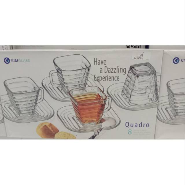 Gelas set isi 8 Kim Glass
