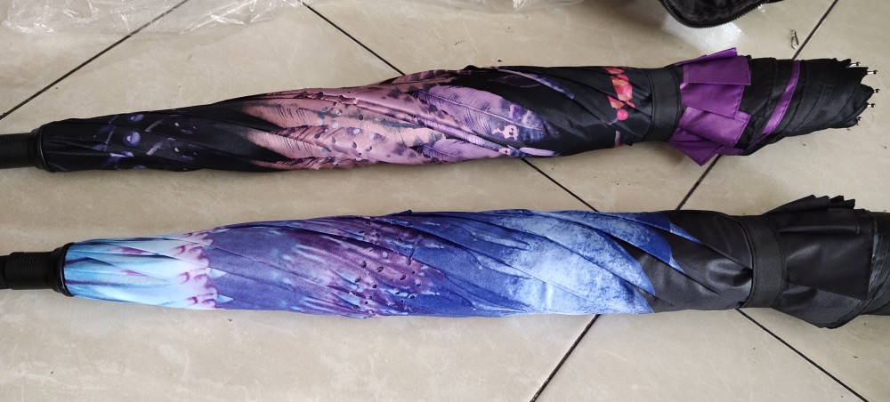 J536 Payung Terbalik Gagang C Reverse Umbrella / Kazbrella