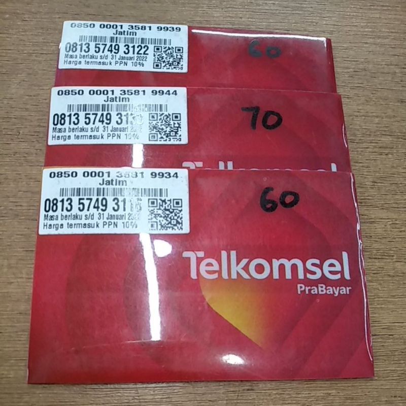 Perdana Telkomsel red segel exp 2022