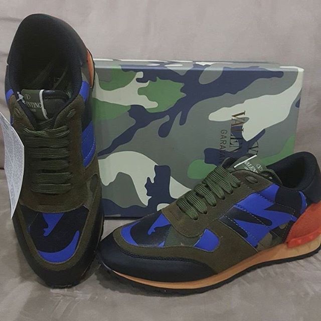 SEPATU SNEAKERS VALENTINO GARAVANI (GREEN/BLUE)