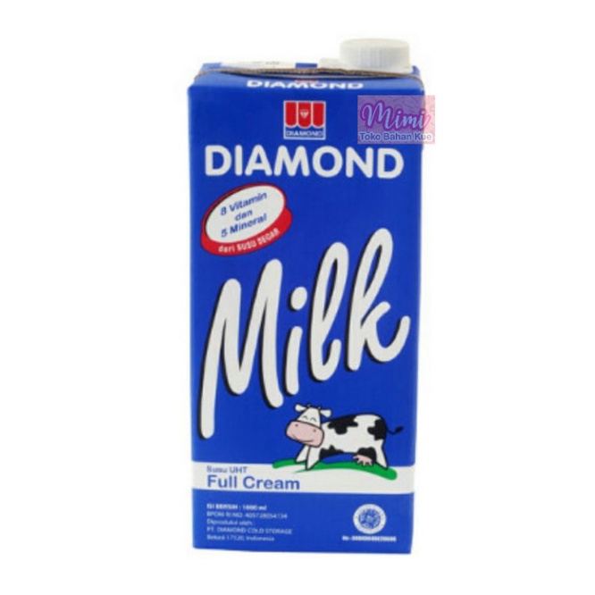 

Susu UHT DIAMOND 1L FullCream Plain