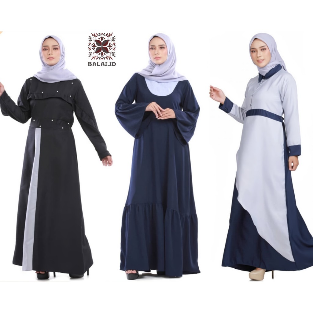 GAMIS MUSLIMAH PREMIUM - GAMIS WANITA KEKINIAN | PAKAIAN MUSLIM WANITA - DRESS WANITA CASUAL DRESS