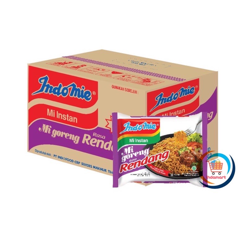 Indomie Goreng Rendang 1 Dus 91 gr Isi 40 pcs