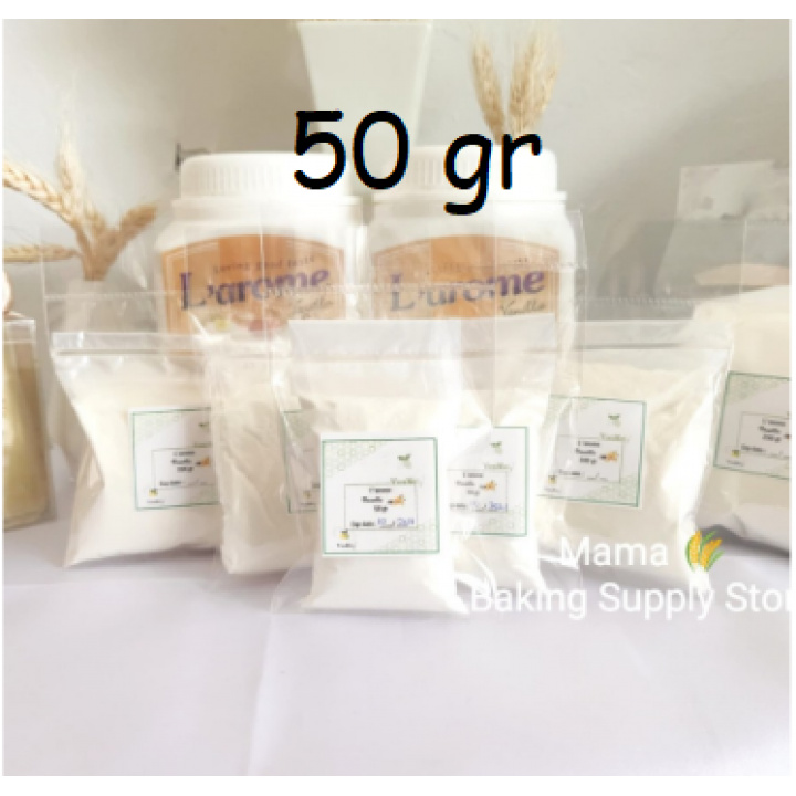 

Larome 50 Gr Vanilla Milk Powder Bubuk Vanilla Susu Repack