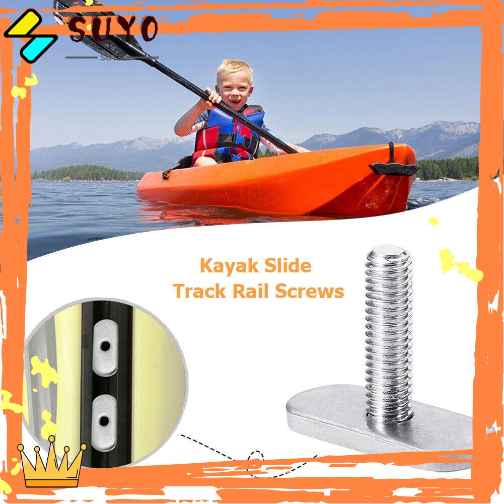 Suyo 4Pcs Sekrup Pengencang Bahan Stainless Steel Untuk Kayak / Kano