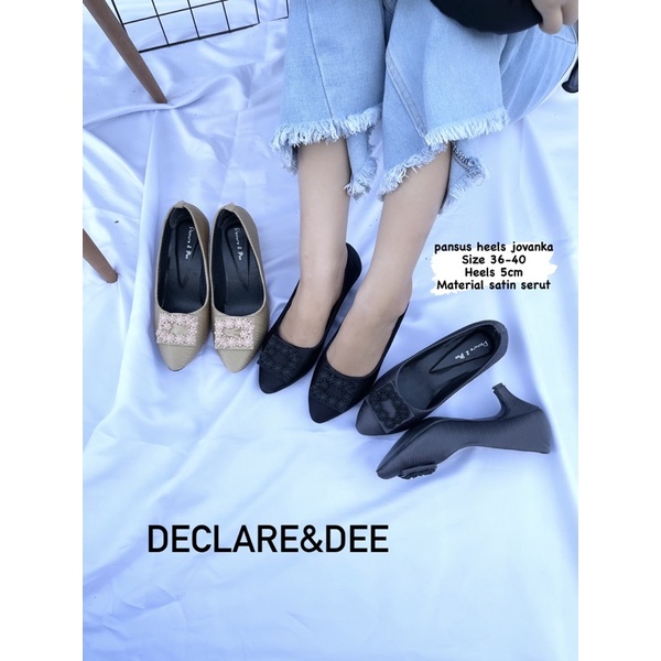 DECLARE&amp;DEE SEPATU HELLS WANITA JOVANKA VOL2