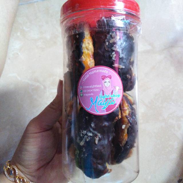 Minimal 10pc Mini puff pastry croissant mini keju coklat stick coco cemilan snack kue lebaran snack kue kering