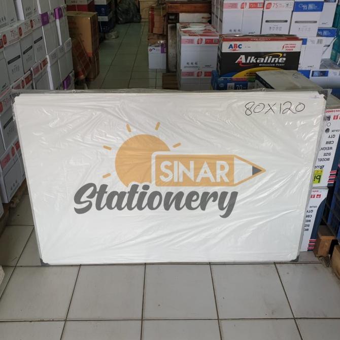 

Office & Stationery | Alat Tulis | Papan Whiteboard 80X120Cm Armada Raya | Best Seller