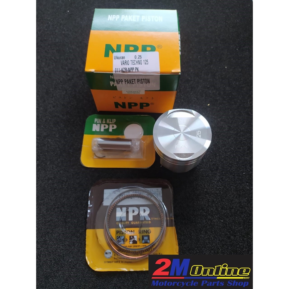 Mdr Seher Piston Kit Vario 125 KZR OS 25 Merk NPP NPR