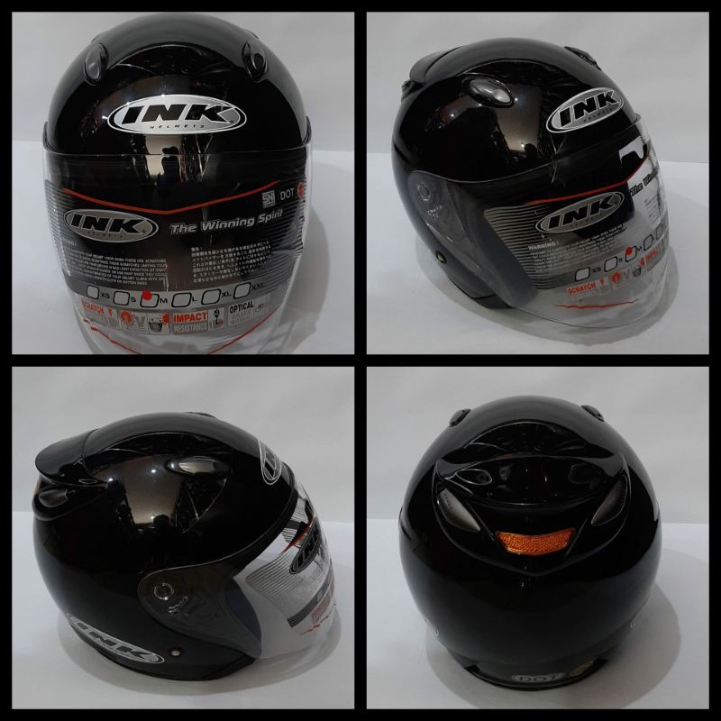 HELM INK CENTRO SOLID ORIGINAL SNI DOT