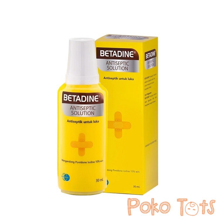 Betadine Antiseptic Solution 30ml Obat Tetes Antiseptik Untuk Luka