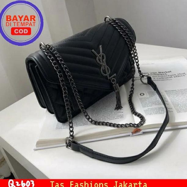 Tas Fashion Wanita Korea Import Selempang Rantai Y8L