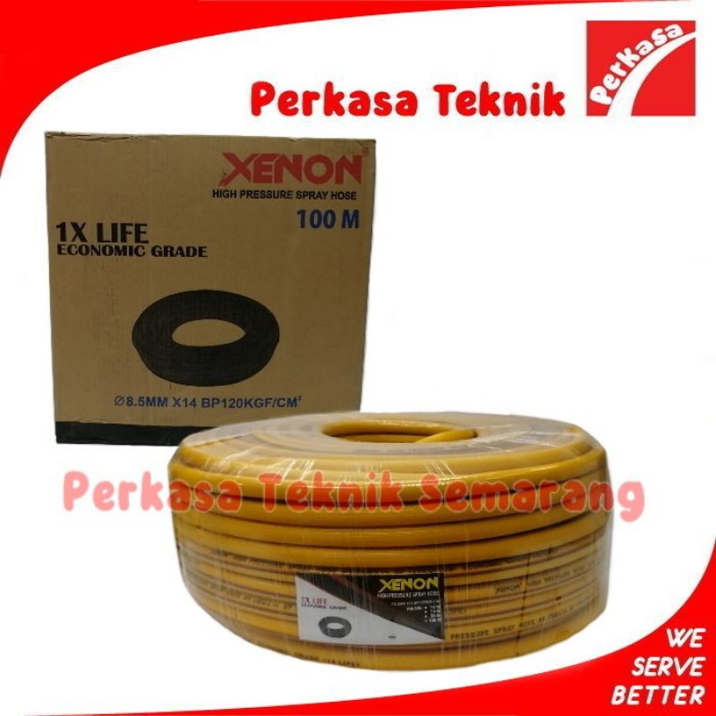Selang kompresor Angin 100 Meter XENON 120 Bar