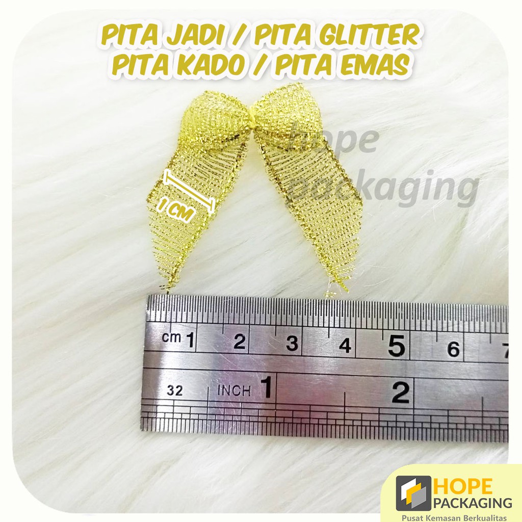 [20 Pcs] Pita Kado Souvenir Pita Hampers Pita Glitter Pita Emas Pita Jadi Tempel Murah