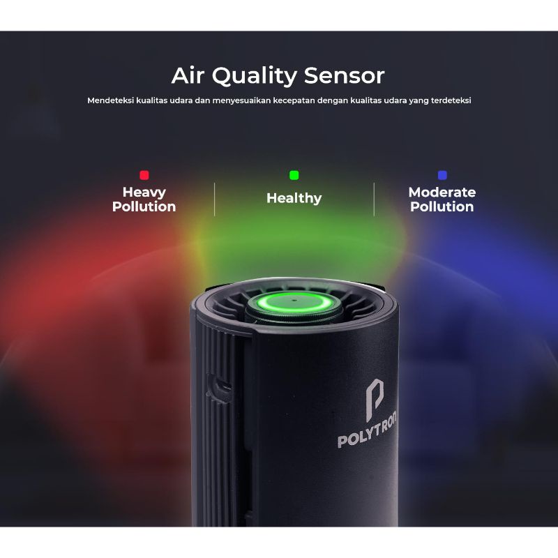 Polytron Airee Personal Air Purifier HEPA Filter H13 UVC Lamp PCP 01