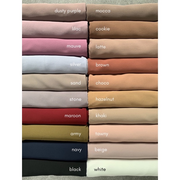by Choco - Babydoll Shawl - Pashmina Ceruty Premium - Pasmina Panjang
