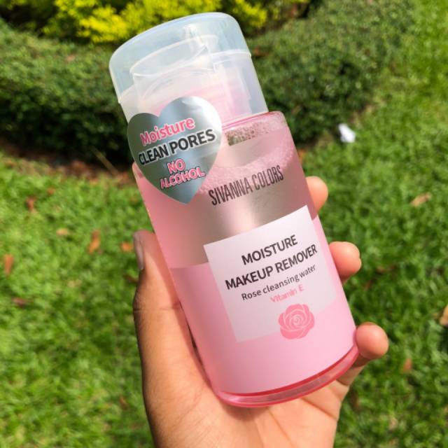 SIVANNA Moisture Makeup Remover Rose Cleansing Water Vitamin E #HF103 Thailand / Clean Pores No Alco